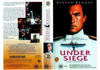 Opening and Closing to Under Siege (1992) 1993 VHS