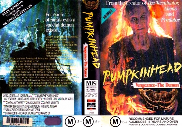 Opening and Closing to Pumpkinhead (1988) 1990 VHS