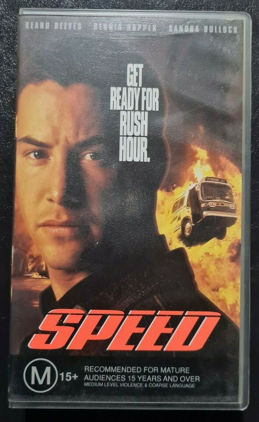 Opening and Closing to Speed (1994) 1995 VHS (Australia) (re