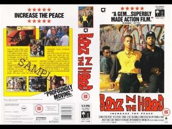 Opening to Boyz n the Hood (1991) 1992 VHS (UK) (rental) | VHS