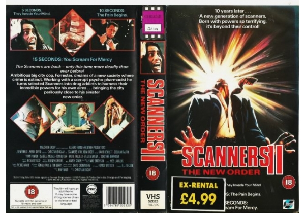 SCANNERS II: THE NEW ORDER Trailer 