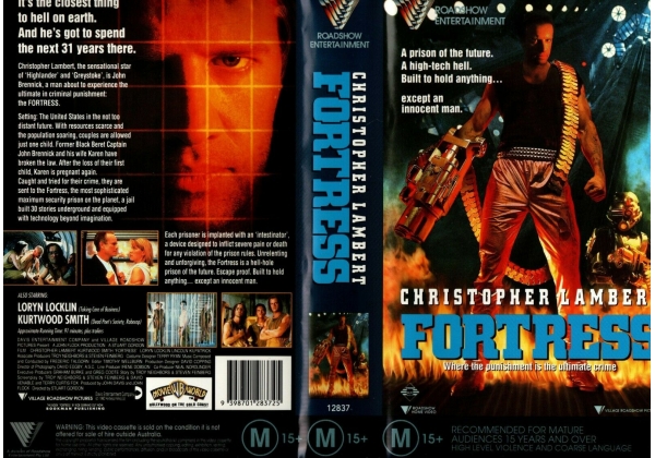 Opening and Closing to Fortress (1992) 1993 VHS (Australia