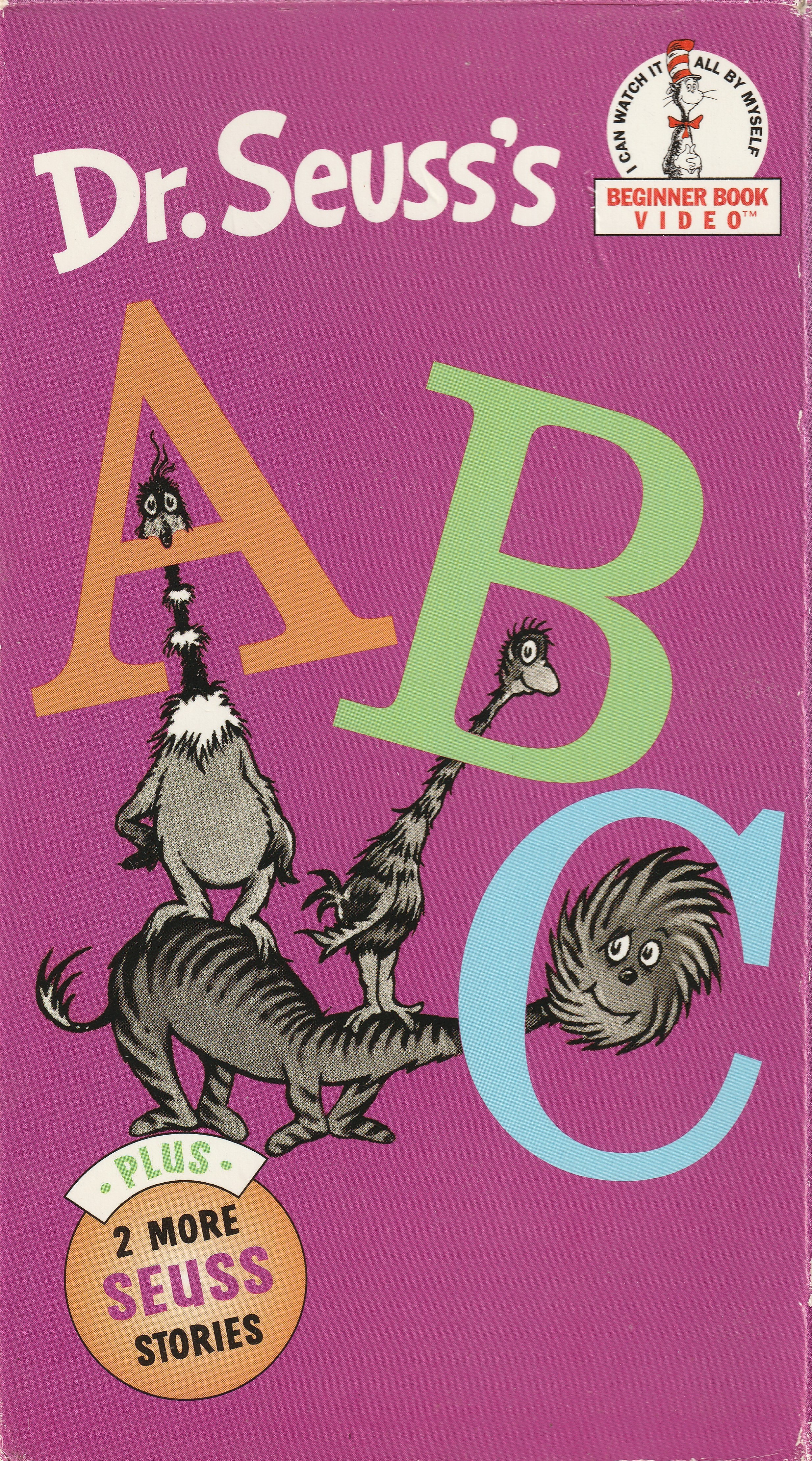 Dr. Seuss Beginner Book Video Dr. Seuss's ABC Plus 2 more seuss stories ...