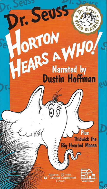 Dr. Seuss Video Classics: Horton Hears a Who! | Horror VHS Collectors ...