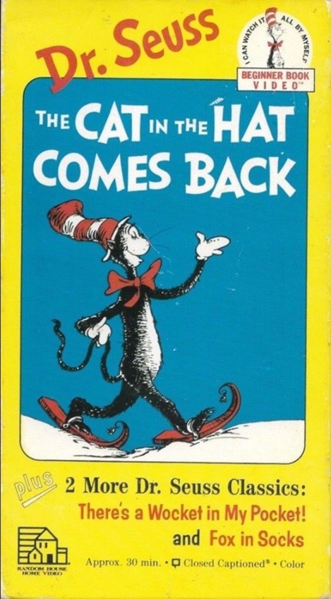 Dr. Seuss Beginner Book Video: The Cat In The Hat Comes Back