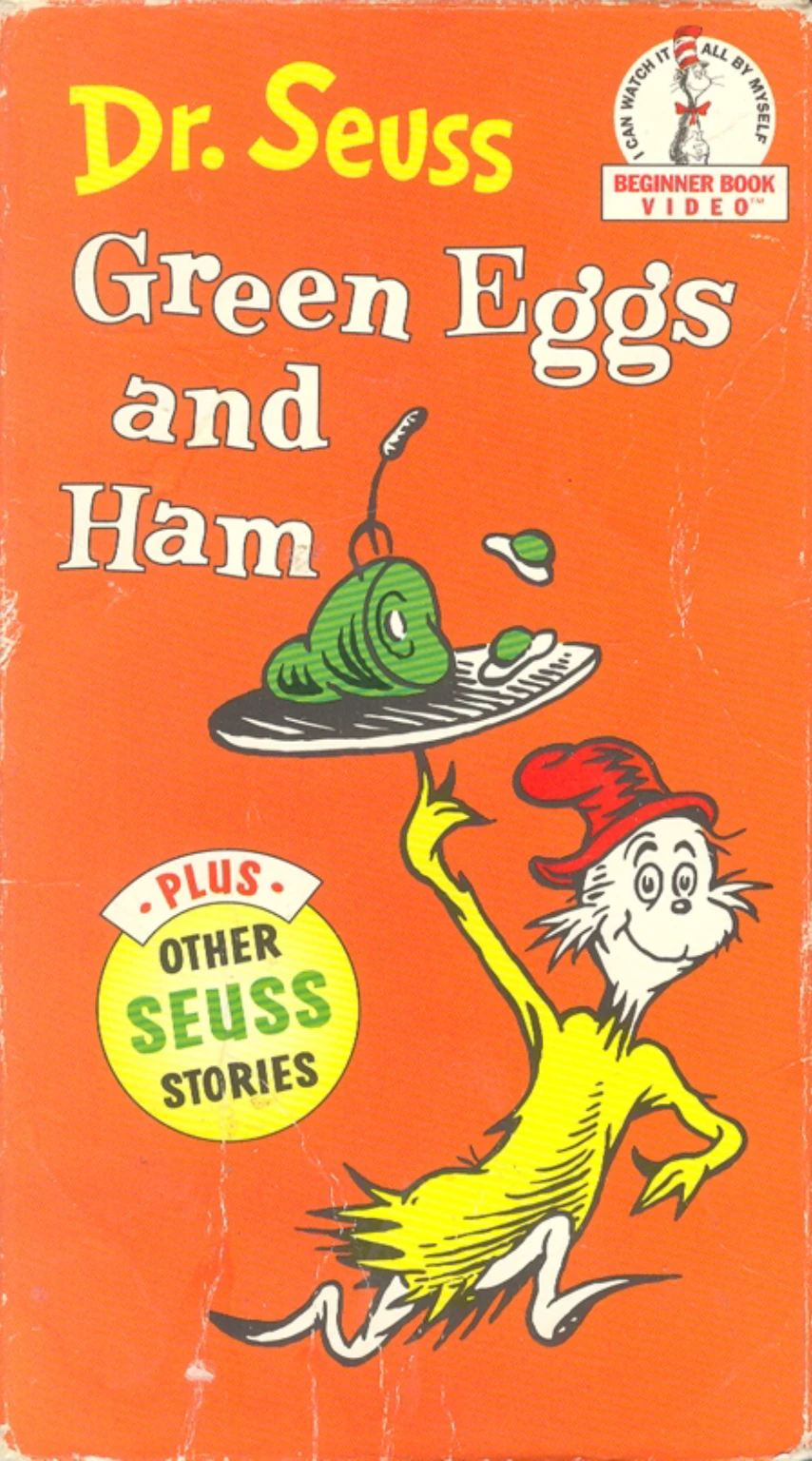 Dr. Seuss Beginner Book Video Green Eggs And Ham Horror VHS Collectors Unite! Wiki Fandom