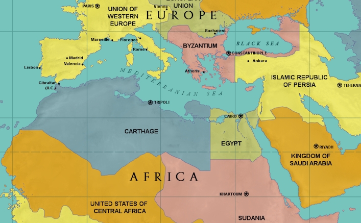 Carthage On World Map Carthage Vir Inter Astrum Wiki Fandom