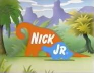 Nick Jr. Logo: dinosaurs