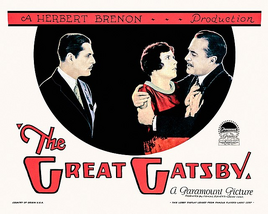The Great Gatsby 1926 film poster