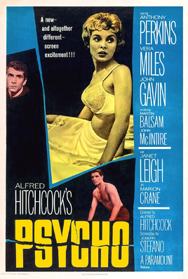 Psycho 1960 film poster