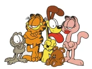 Garfield and Friends.jpg (88 KB) Garfield along with his other friends. Even Nermal, sometimes.