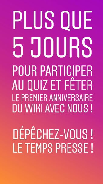 Blog Utilisateur Ctx54 Plus Que 5 Jours Pour Participer Au Quiz Et Feter Le Premier Anniversaire Du Wiki Wiki Victor Dixen Fandom Blog Utilisateur Ctx54 Plus Que 5 Jours Pour Participer Au Quiz Et Feter Le Premier Anniversaire Du Wiki Wiki Victor Dixen Fandom