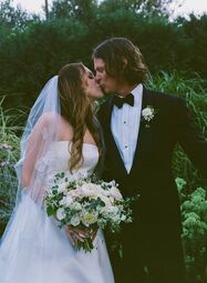 Elizabeth Gillies marriage photo