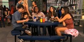 "How come none of us sit on that side of the table?"