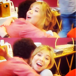 Matt hugging Jennette McCurdy