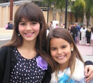 Victoria and her half-sister Madison Grace Reed