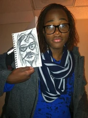 Liz portrait of Leon