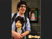 "I must be the only person at Hollywood Arts who DID NOT pose next to a picture of themselves this week! Geez." - Jade from TheSlap