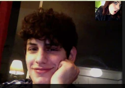 Liz and Matt video chatting! :)