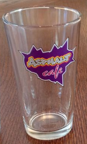 Asphalt cafe cup