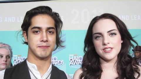 LIZ GILLIES and AVAN JOGIA at the HALO Awards!-1