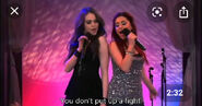 Jade and Cat singing in Freak the Freak Out