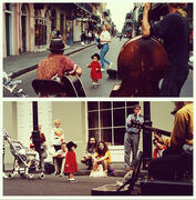 Ariana As A Baby Walking The Streets Of New Orleans