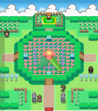 Ginasio tipo planta - World Pokémon Adventure