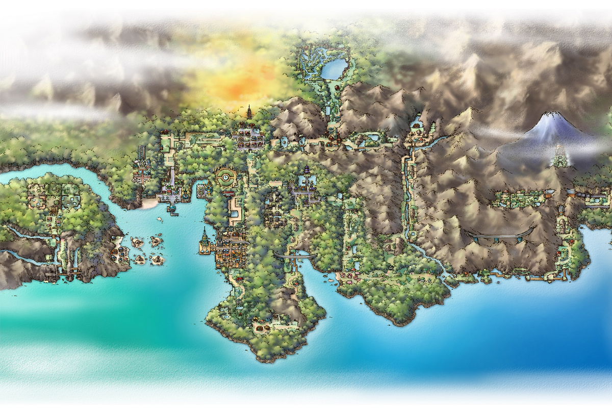 Johto Route 47: Remaster ▻ Pokémon Heart Gold & Soul Silver 