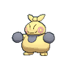 Mundo Pokémon - 296- Makuhita. Tipo: lutador. Evolução
