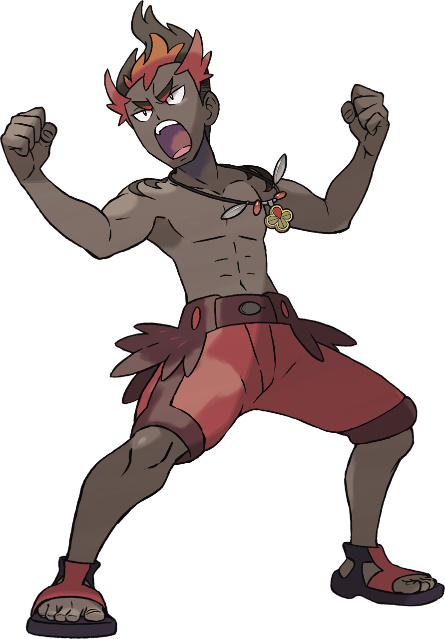 Análise de Personagens - Alola - Trial Captain Mallow