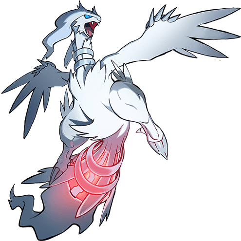 A lendária elite de Unova, Reshiram, Zekrom e Kyurem, está