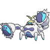 Mundo Pokémon - 739- Crabrawler. Tipo: lutador. Evolução