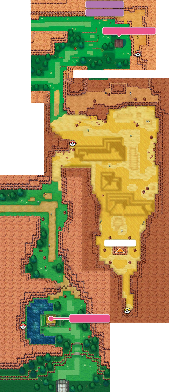 Pokemon Ruby, Sapphire and Emerald :: Map of Victory Road