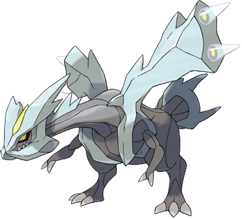 A lendária elite de Unova, Reshiram, Zekrom e Kyurem, está