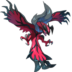 Todo Dia um Pokémon Diferente on X: 717-🇧🇷Yveltal 🇯🇵Yveltal