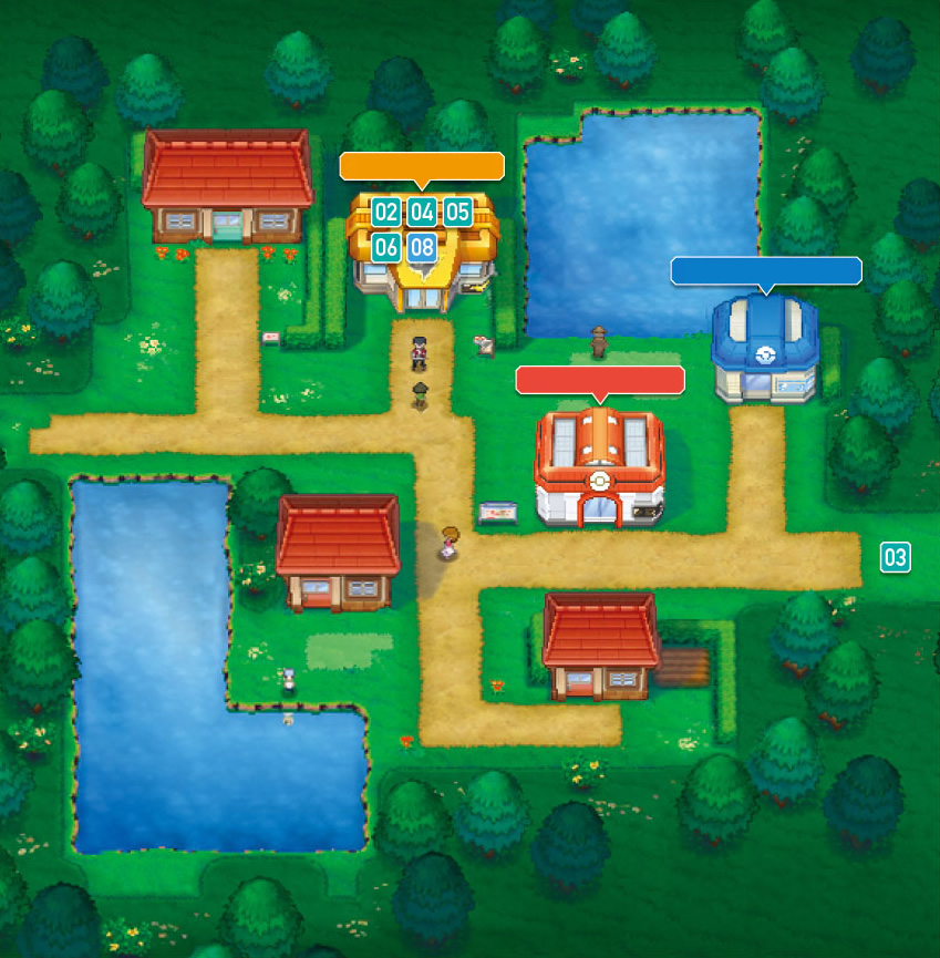 Turismo em Hoenn: Ever Grande City, Battle Tower, Battle Frontier