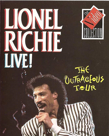 Lionel Richie Live The Outrageous Tour Video Collection International Wikia Fandom