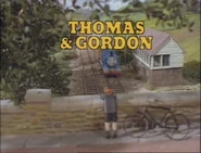 Original 'single episode' title card for "Thomas & Gordon"