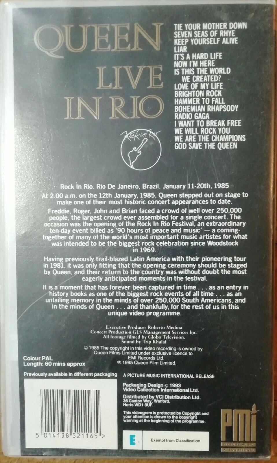 Queen - Live at Rio | Video Collection International Wikia | Fandom