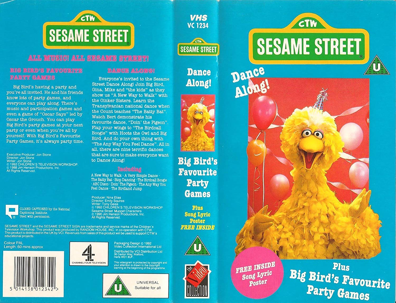 Sesame Street - Dance Along! / Big Bird's Favourite Party Games