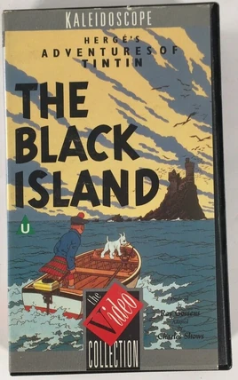 Tintin-The-Black-Island-VHS-Video-Collection-1987