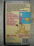 Back cover and spine
