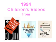 1994 - Children's Videos from The Video Collection, Thames Video and Central Video
