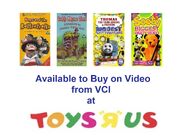 4 VCI Children's Videos in March 1998 at Toys R Us (1998)