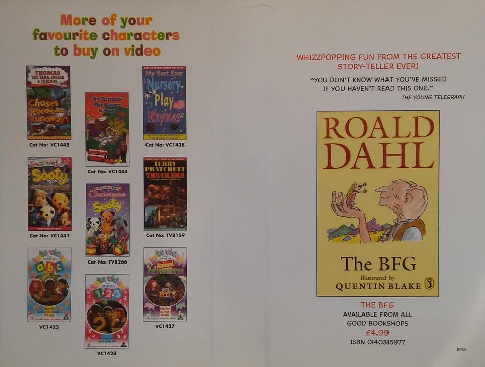 VCI Children's Inlay Promo 1997 (The BFG) | Video Collection