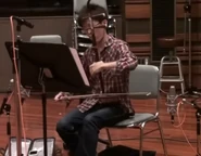 Ito during a The Legend of Zelda: Breath of the Wild recording session.