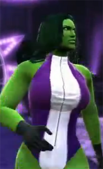 She-Hulk depicted using WWE '13