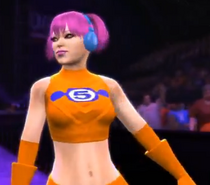 Ulala depicted using WWE 2K14