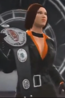 Cate Archer depicted using WWE 2K14